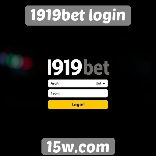 Logo da 1919bet login