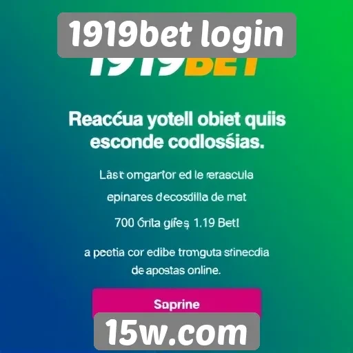 Logo da 1919bet login